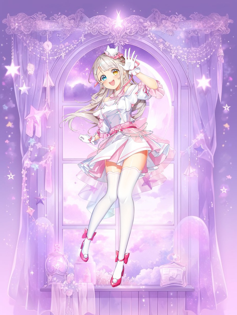A4クリアファイル　ぴんくver