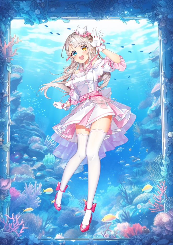 A4クリアファイル　ぶるーver