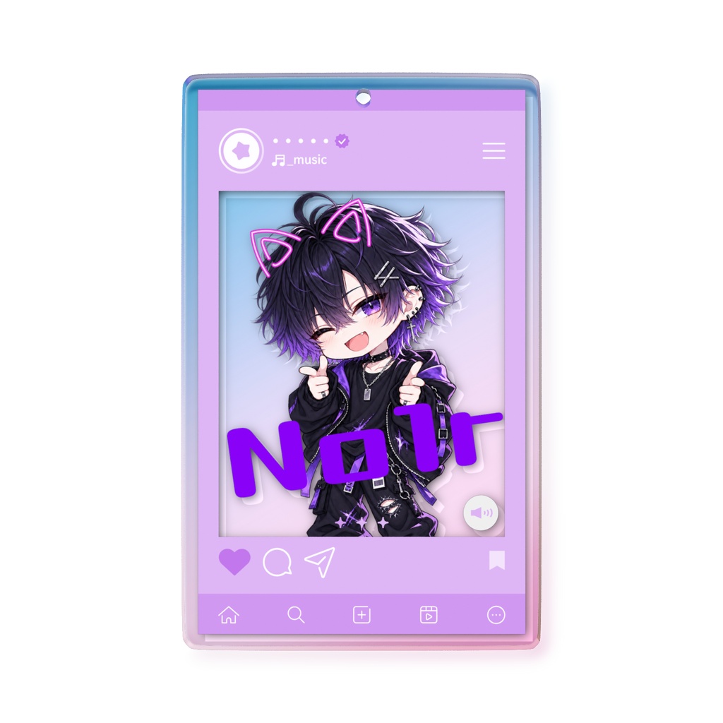 どこでもNo1r!!! アクリルキーホルダー