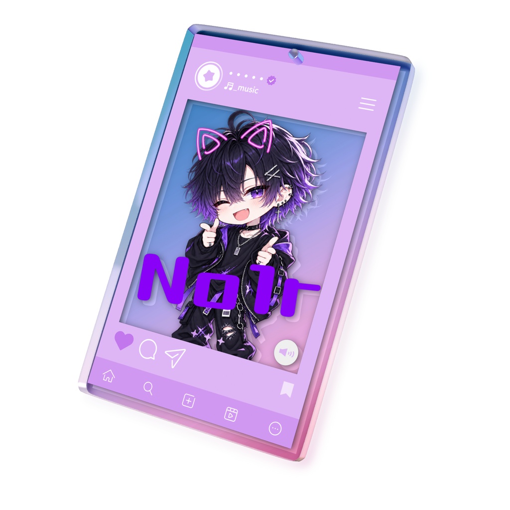 どこでもNo1r!!! アクリルキーホルダー