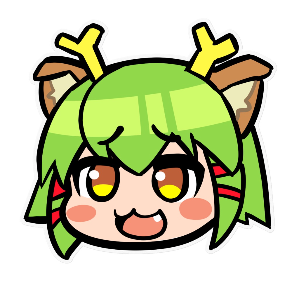 ちゃんぎがご尊顔ステッカー