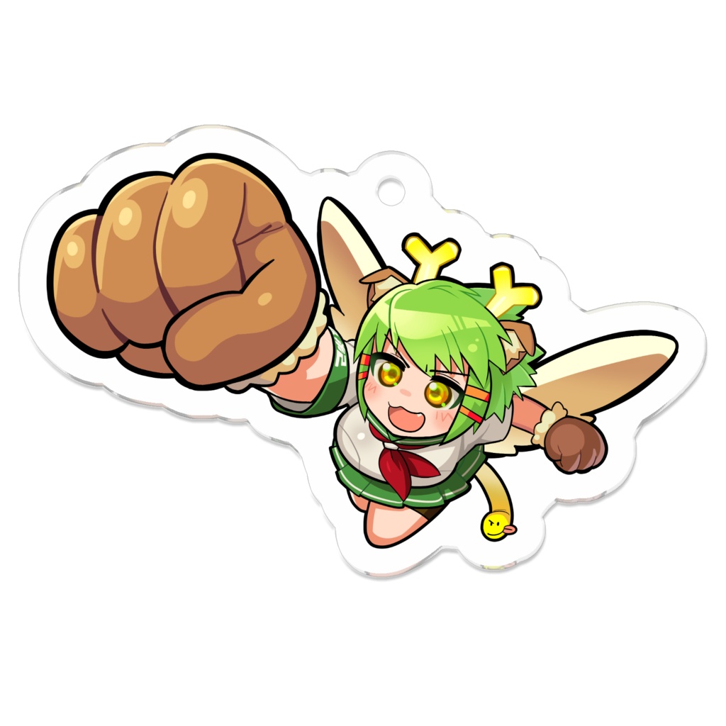 飛び出す!ちゃんぎがアクリルキーホルダー
