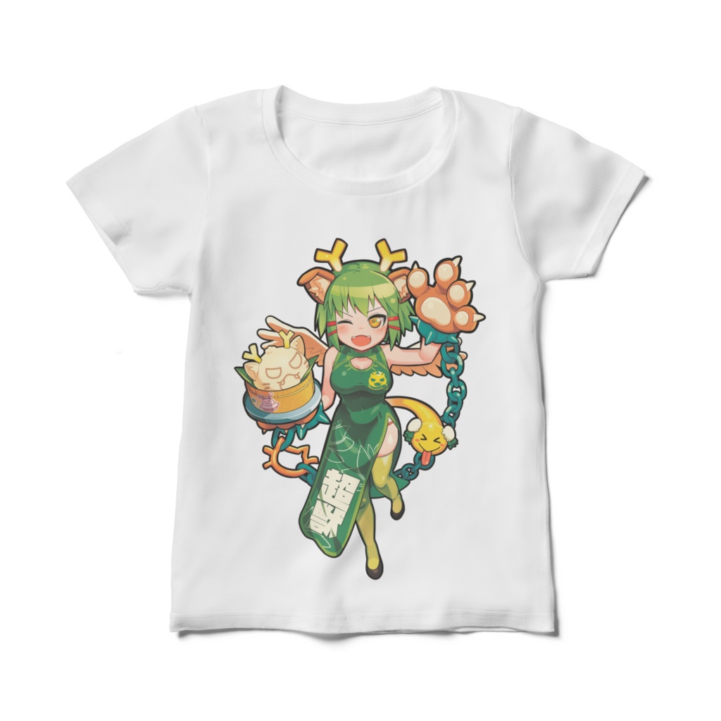 チャイナちゃんぎがレディースTシャツ