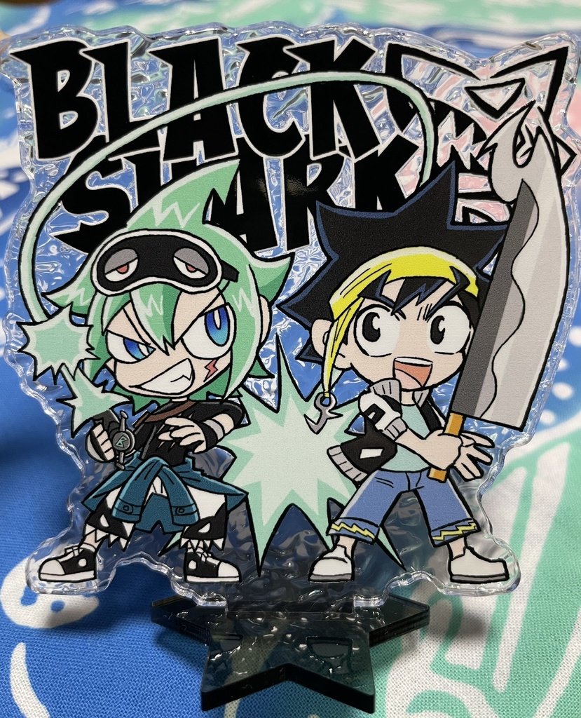 ウォーターアクリルスタンドブラックシャーク
