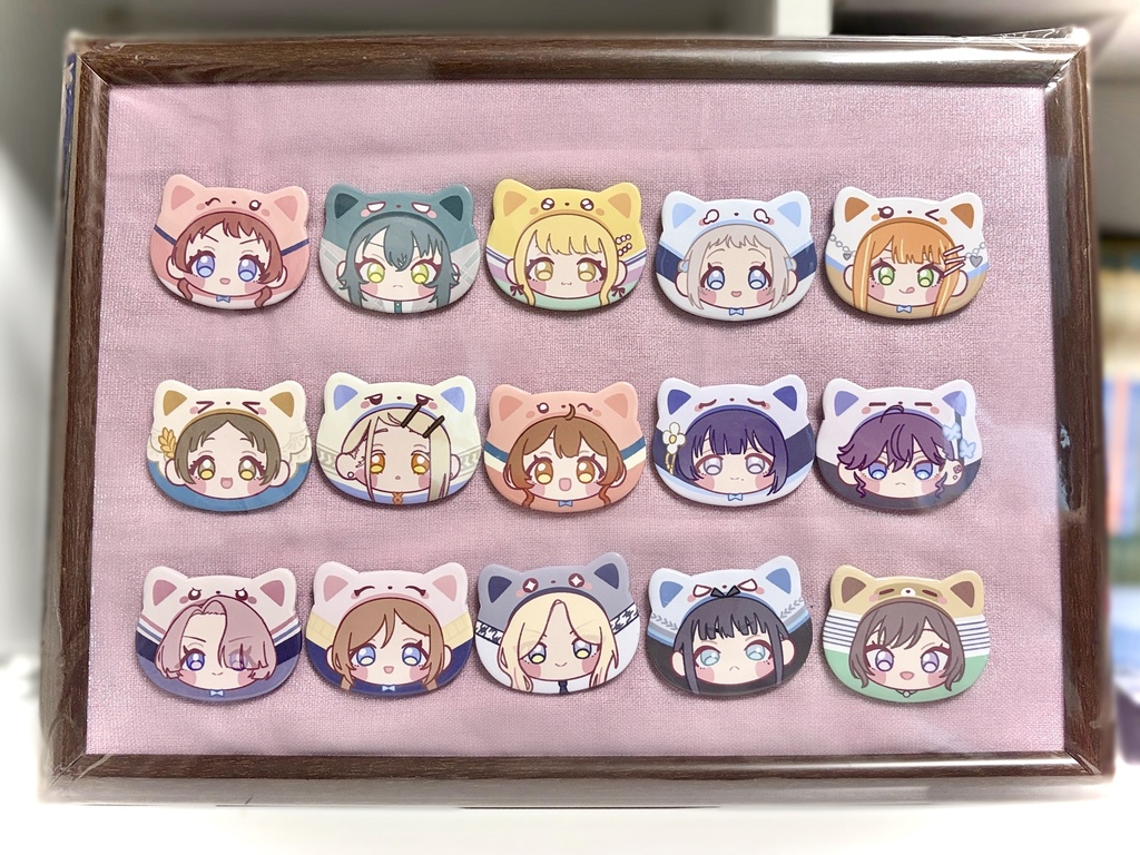ねこちゃん缶バッジ