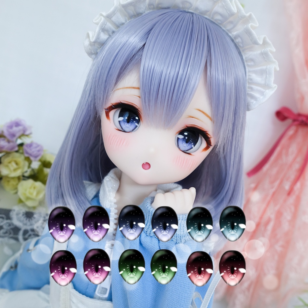 【plusmoon】デカールアイ 22mm “ブルーベル” DD、MDD