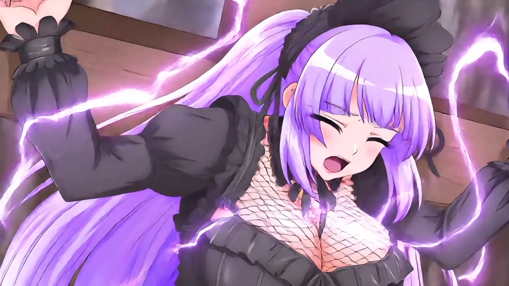 『神楽るい』電流磔敗北集⚡️zipファイル 約1分20秒収録【音声版】