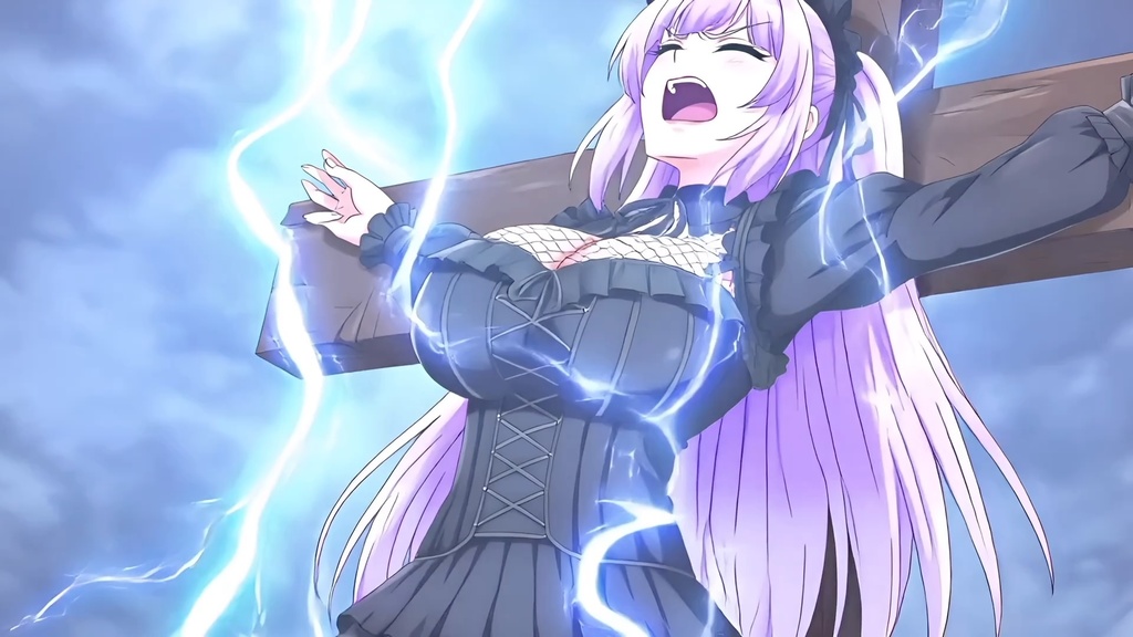 『神楽るい』電流磔敗北集⚡️zipファイル 約1分20秒収録【音声版】