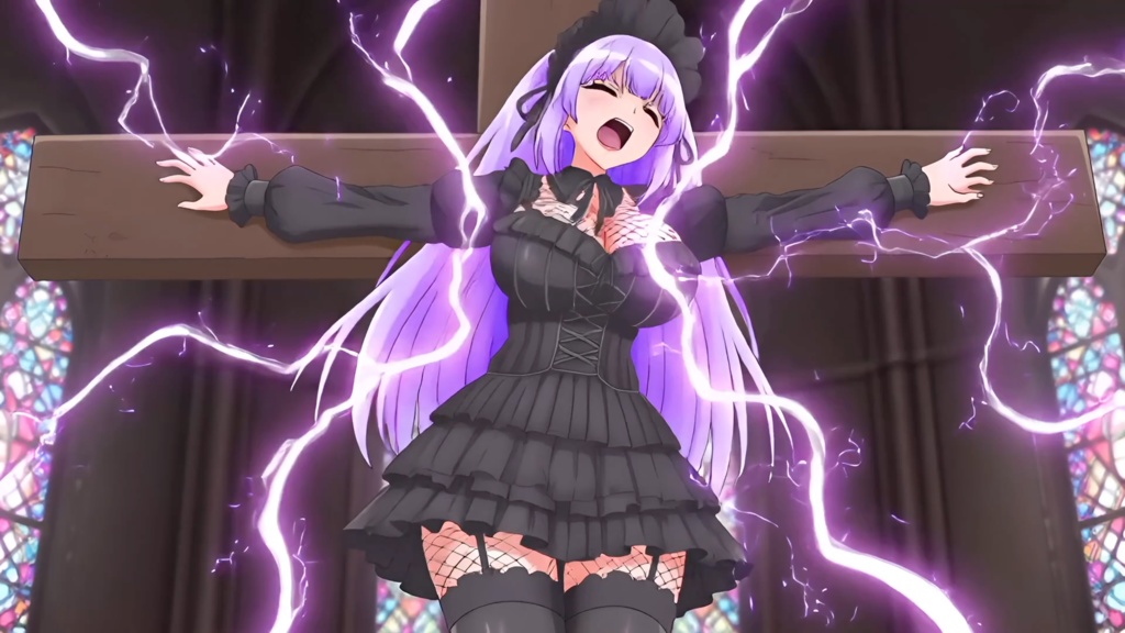 『神楽るい』電流磔敗北集⚡️zipファイル 約1分20秒収録【音声版】