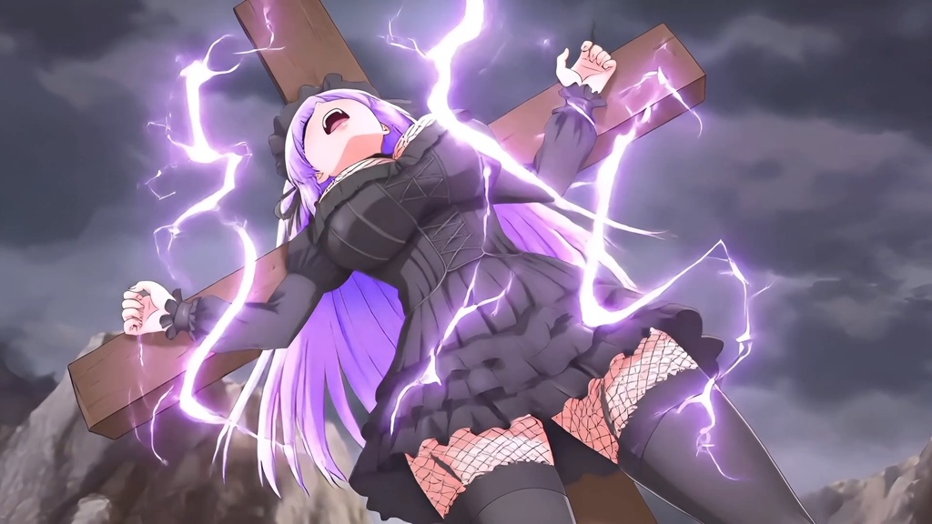 『神楽るい』電流磔敗北集⚡️zipファイル 約1分20秒収録【音声版】