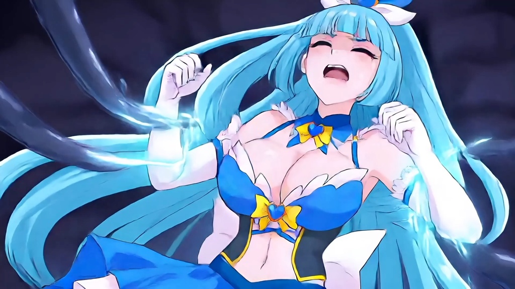 マジカル♡タワー 磔/触手敗北⚡️【音声版】約1分50秒 zipファイルアップグレード版