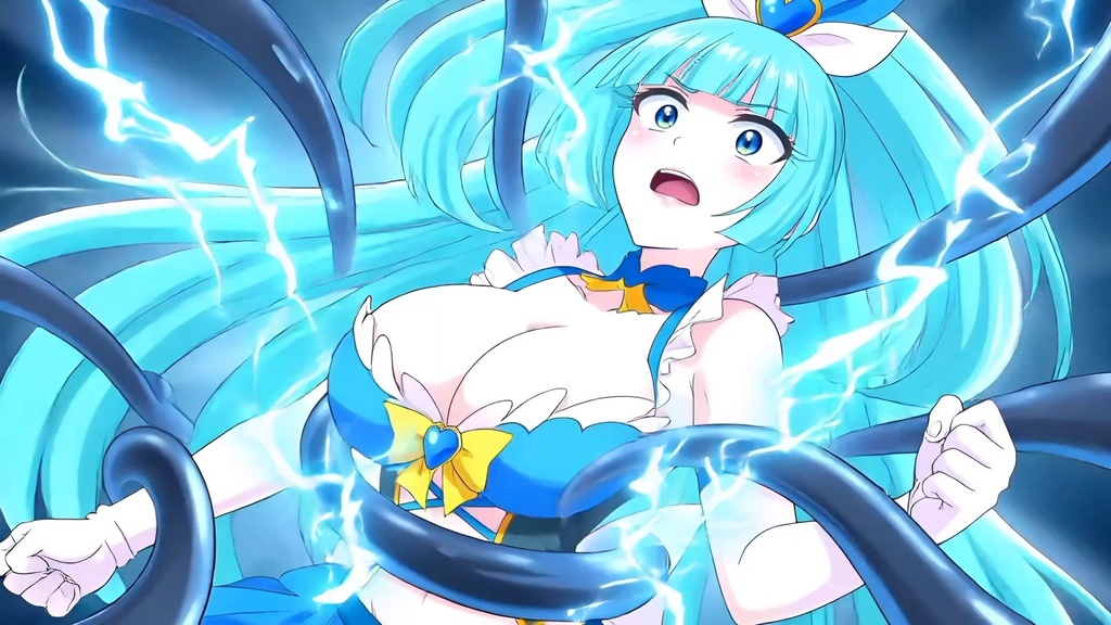 マジカル♡タワー 磔/触手敗北⚡️【音声版】約1分50秒 zipファイルアップグレード版