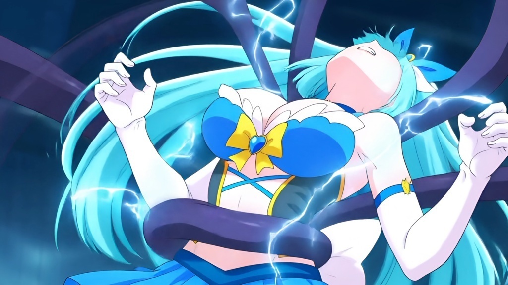 マジカル♡タワー 磔/触手敗北⚡️【音声版】約1分50秒 zipファイルアップグレード版