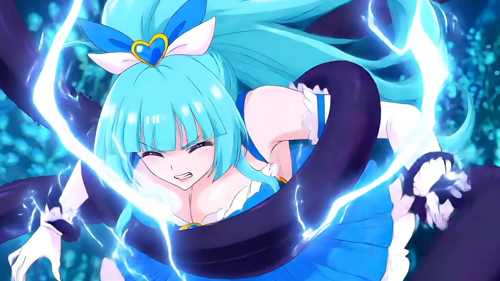 マジカル♡タワー 磔/触手敗北⚡️【音声版】約1分50秒 zipファイルアップグレード版