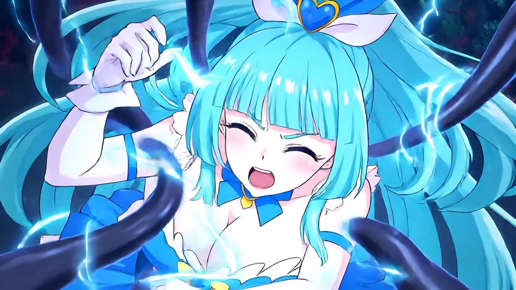 マジカル♡タワー 磔/触手敗北⚡️【音声版】約1分50秒 zipファイルアップグレード版