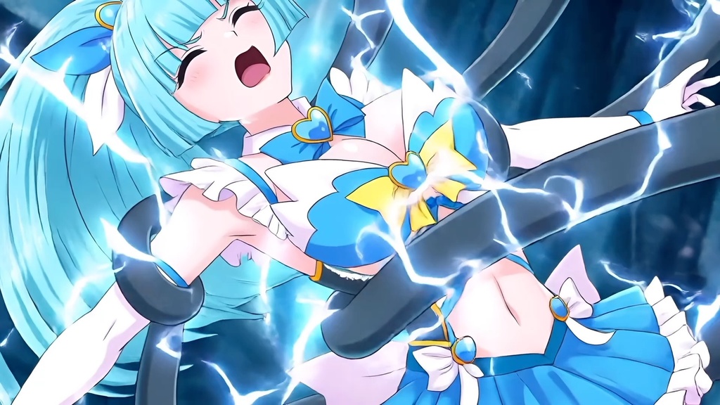 マジカル♡タワー 磔/触手敗北⚡️【音声版】約1分50秒 zipファイルアップグレード版