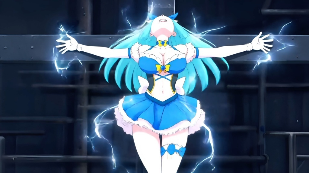 マジカル♡タワー 磔/触手敗北⚡️【音声版】約1分50秒 zipファイルアップグレード版