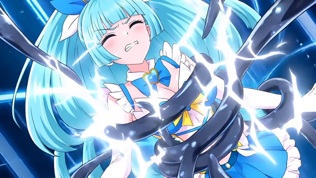 マジカル♡タワー 磔/触手敗北⚡️【音声版】約1分50秒 zipファイルアップグレード版