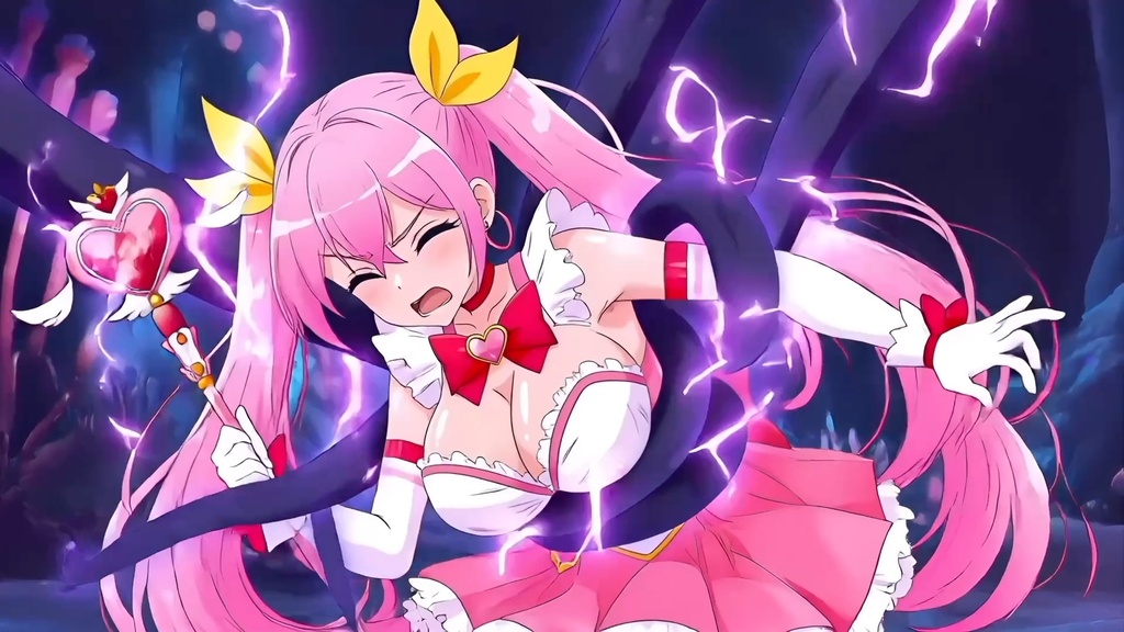 マジカル♡ヒール 磔/触手敗北⚡️【音声版】約1分30秒 zipファイル