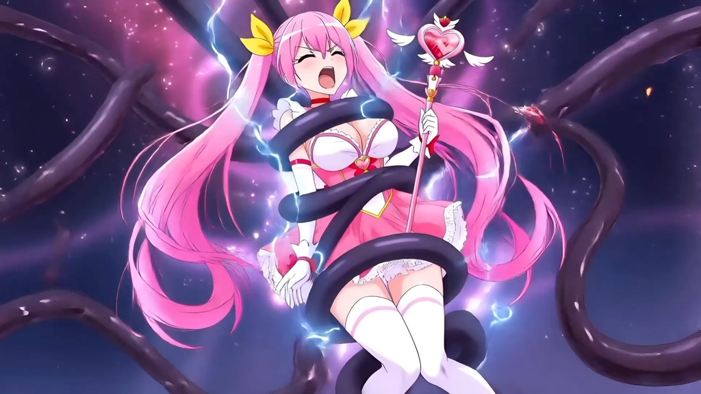 マジカル♡ヒール 磔/触手敗北⚡️【音声版】約1分30秒 zipファイル