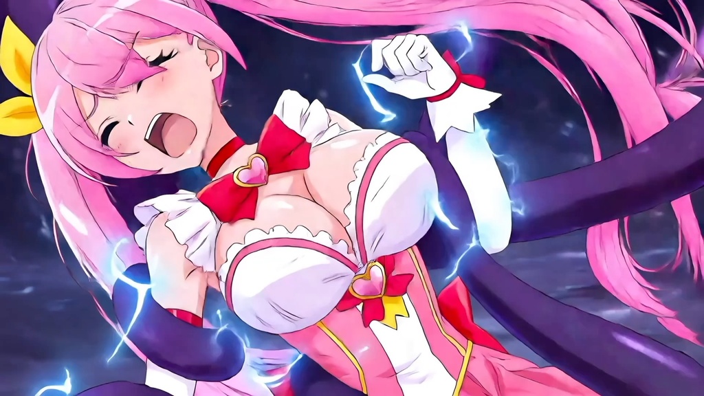 マジカル♡ヒール 磔/触手敗北⚡️【音声版】約1分30秒 zipファイル