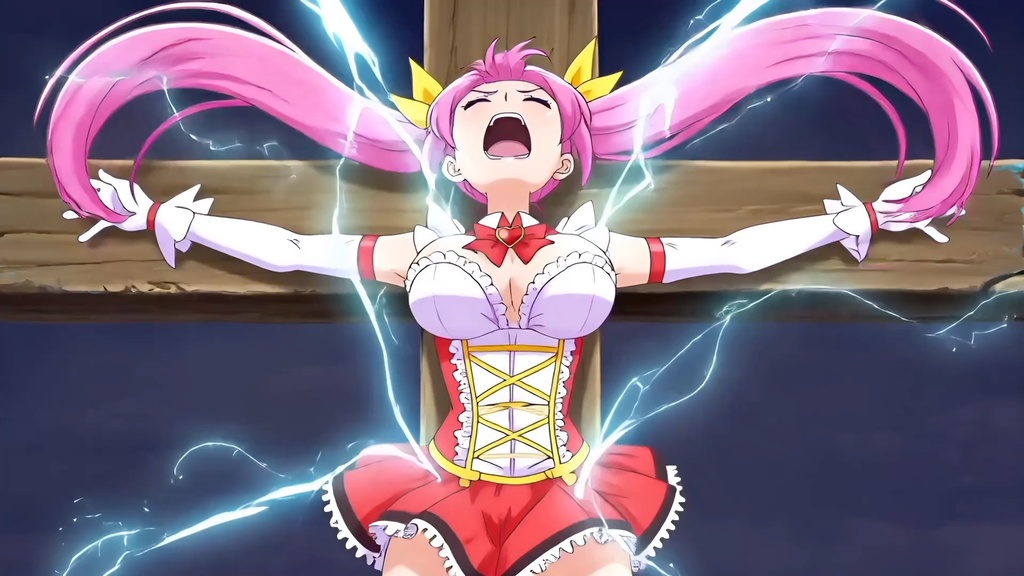 マジカル♡ヒール 磔/触手敗北⚡️【音声版】約1分30秒 zipファイル