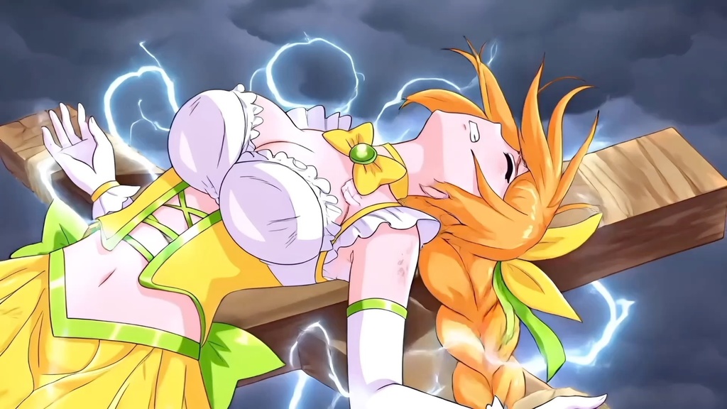 マジカル♡ブザー磔/触手 攻撃 音声付きヒロピンzipファイル