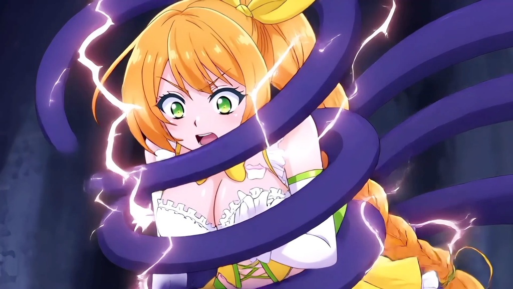 マジカル♡ブザー磔/触手 攻撃 音声付きヒロピンzipファイル