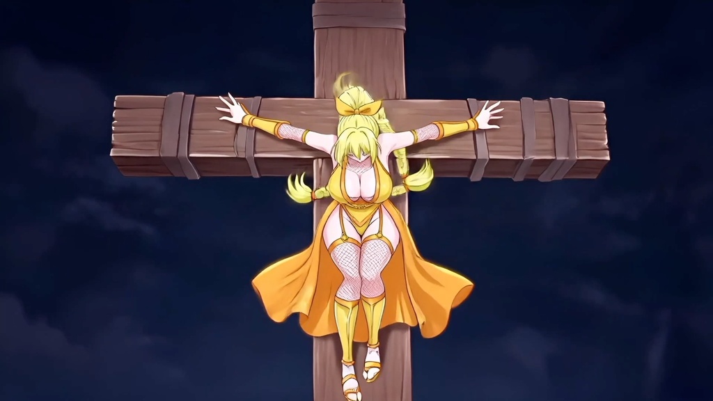 マジカル♡ブザー磔/触手 攻撃 音声付きヒロピンzipファイル