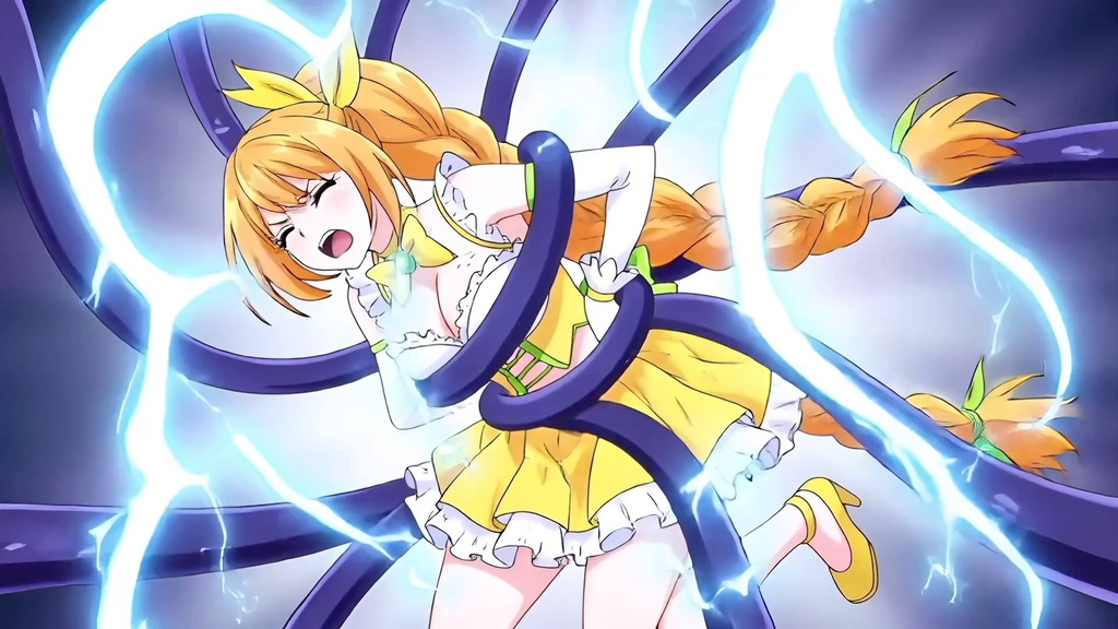 マジカル♡ブザー磔/触手 攻撃 音声付きヒロピンzipファイル