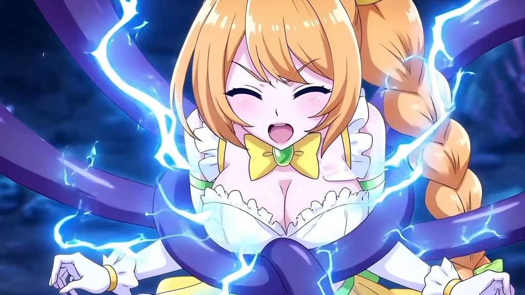 マジカル♡ブザー磔/触手 攻撃 音声付きヒロピンzipファイル