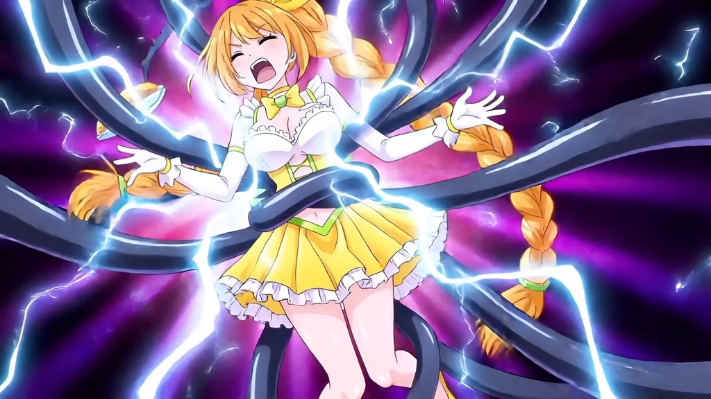 マジカル♡ブザー磔/触手 攻撃 音声付きヒロピンzipファイル