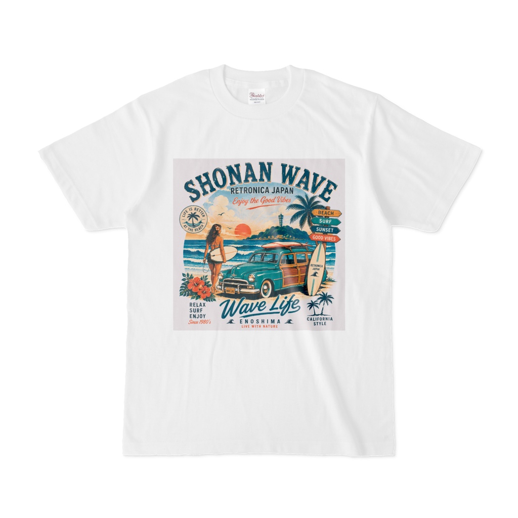 RETORONICA SOHNAN WAVE CAR &サーフガール① W