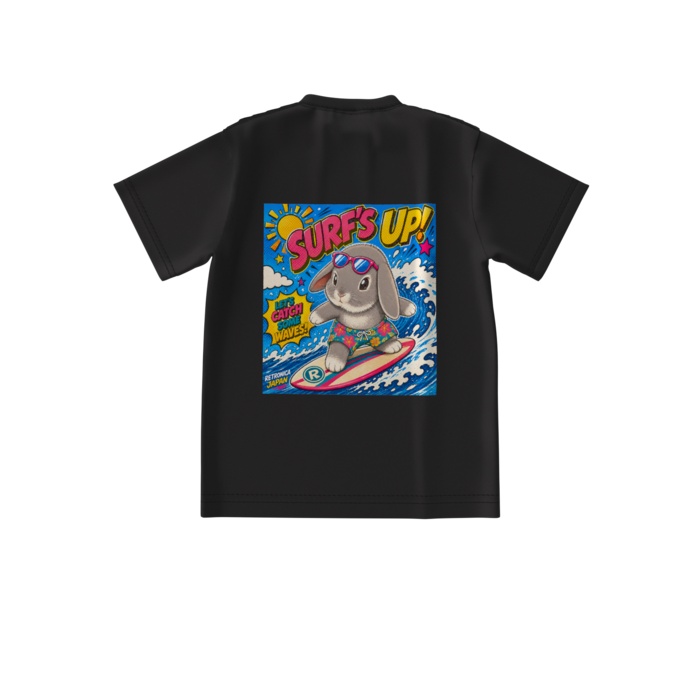 SURF’S UP! うさぎのサーファー　TypeA　ホワイト　BKP