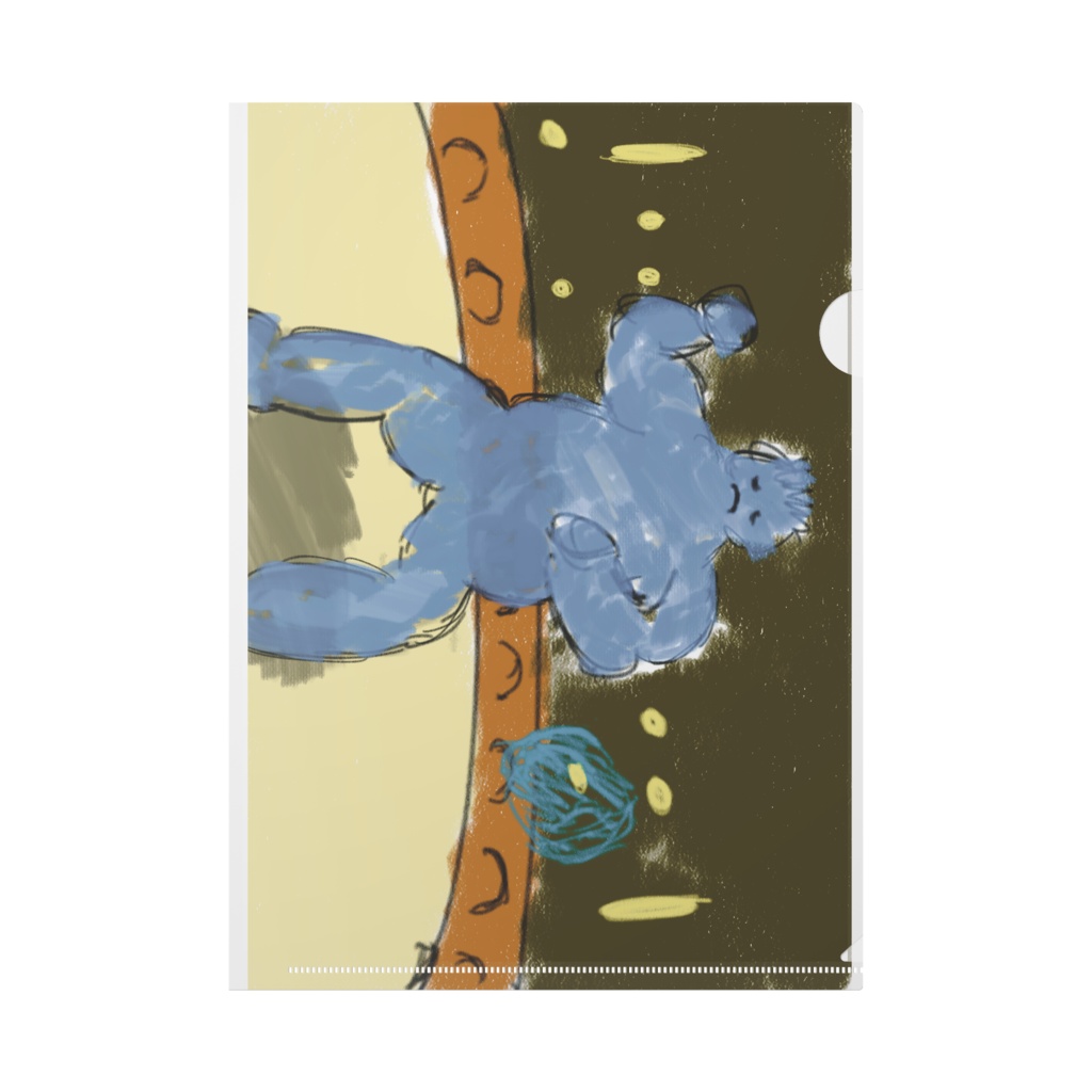 だるだるリビングリキッド　A4クリアファイル