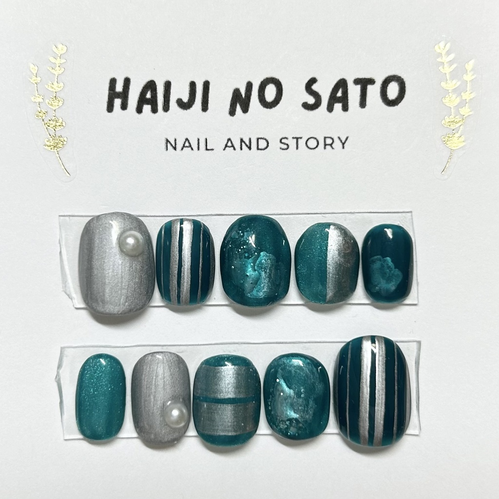 【ハリーポッター】スリザリン寮イメージネイルチップ