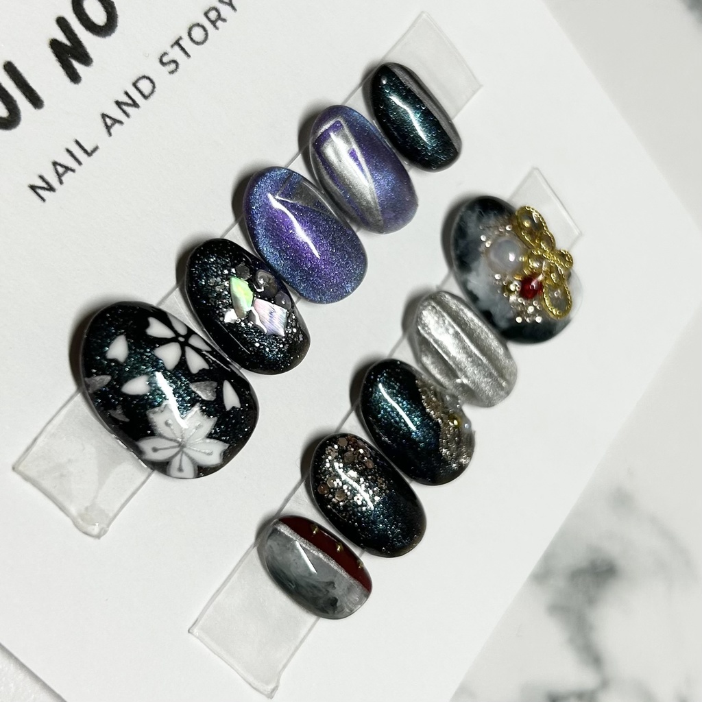 【刀剣乱舞】【オーダーメイド】大典太光世 水心子正秀イメージネイルチップ