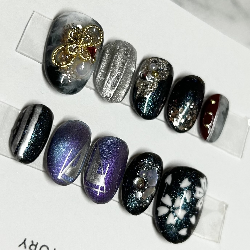 【刀剣乱舞】【オーダーメイド】大典太光世 水心子正秀イメージネイルチップ