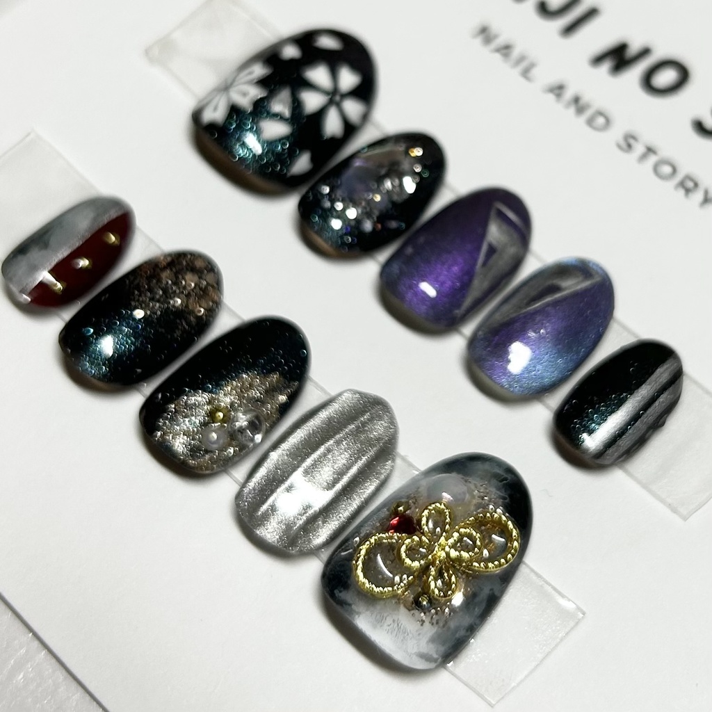 【刀剣乱舞】【オーダーメイド】大典太光世 水心子正秀イメージネイルチップ