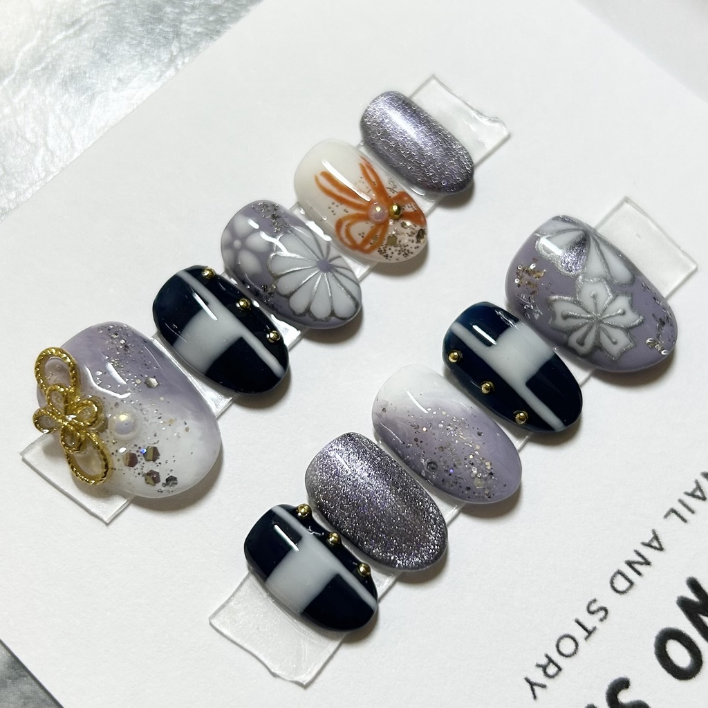 【刀剣乱舞】【オーダーメイド】薬研藤四郎イメージネイルチップ