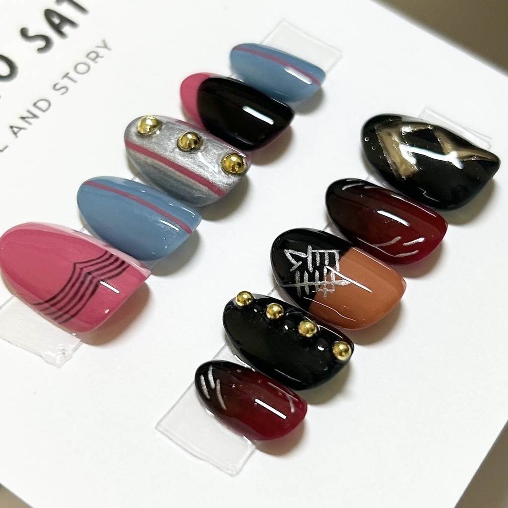 【オーダーメイド】重音テト 千堂敦イメージネイルチップ