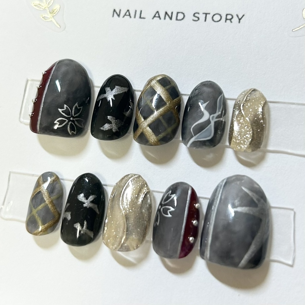 【刀剣乱舞】【オーダーメイド】大典太光世イメージネイルチップ