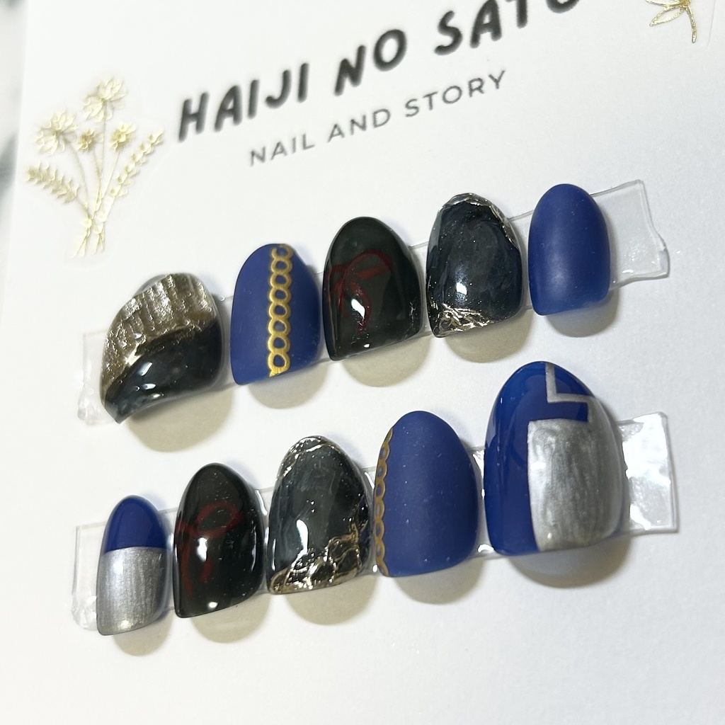 【オーダーメイド】【ギルティKAITO】【ニーゴKAITO】【ガレリアン・マーロン】イメージネイルチップ