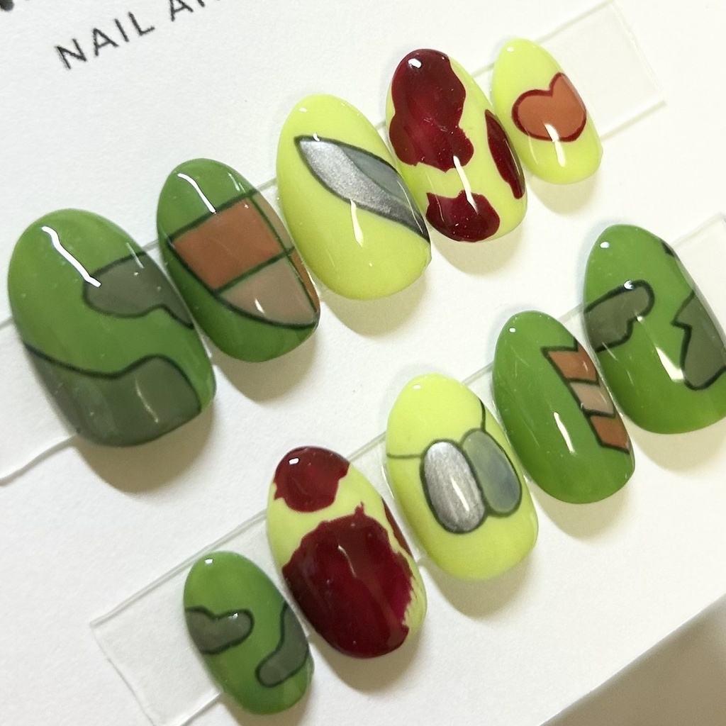 【ハッピーツリーフレンズ】フリッピーイメージネイルチップ