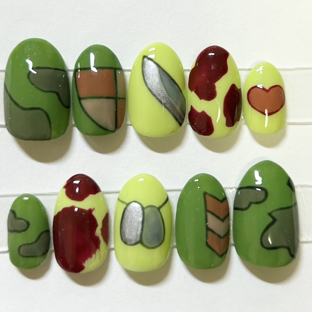 【ハッピーツリーフレンズ】フリッピーイメージネイルチップ