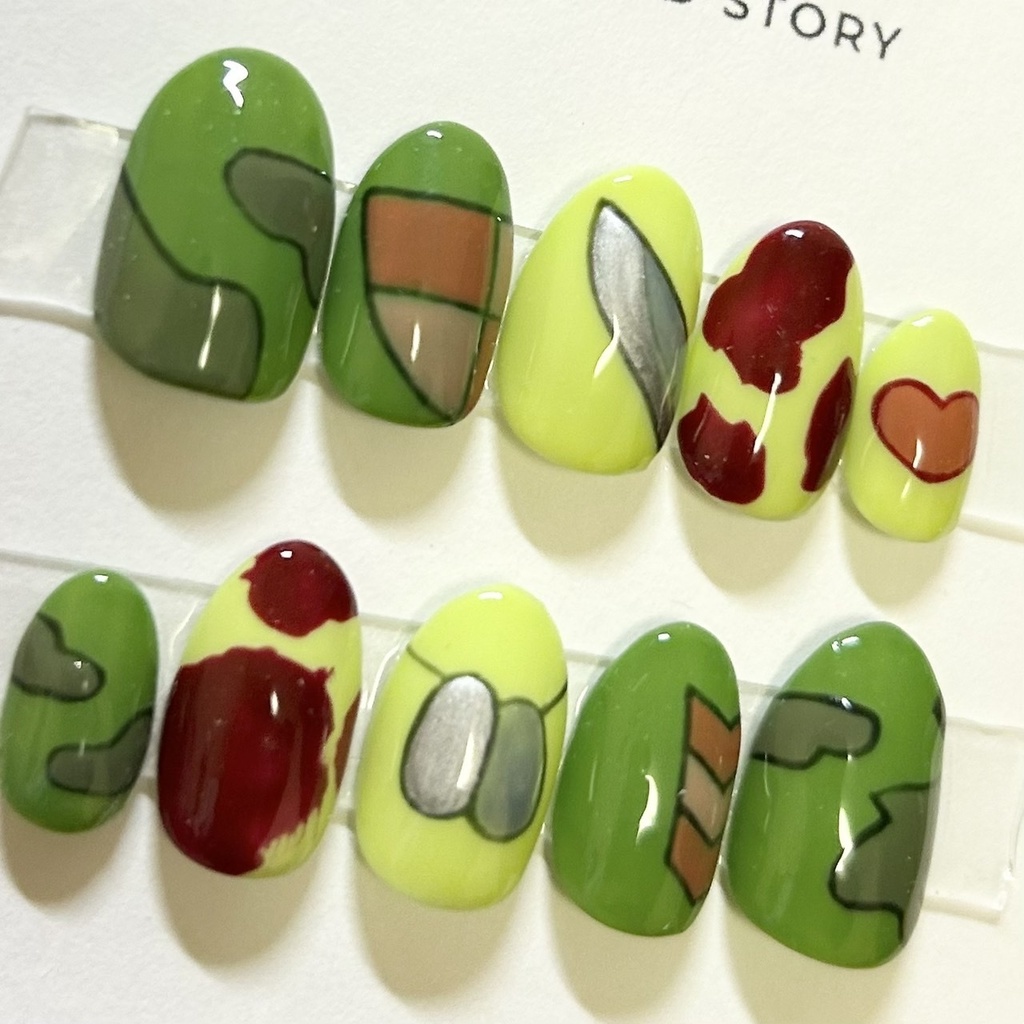 【ハッピーツリーフレンズ】フリッピーイメージネイルチップ