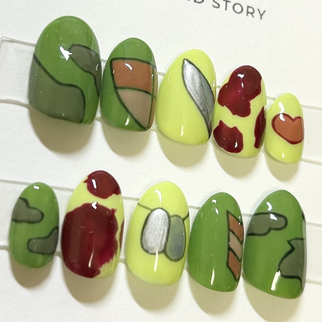 【ハッピーツリーフレンズ】フリッピーイメージネイルチップ