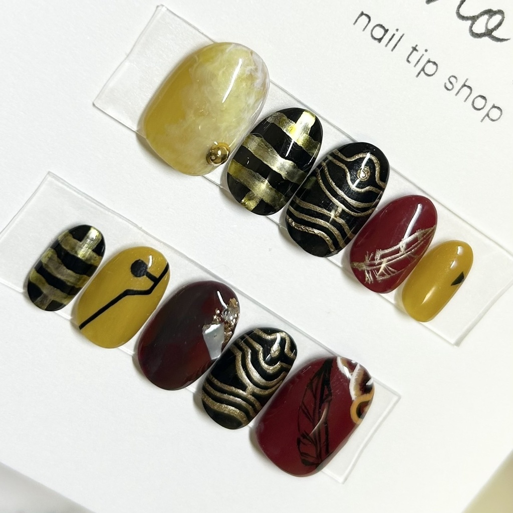 【ヒロアカ】ホークスイメージネイルチップ