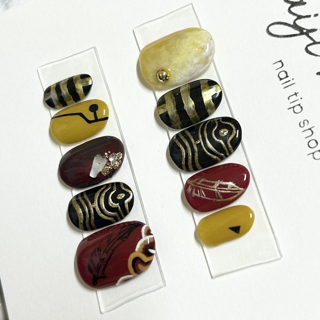 【ヒロアカ】ホークスイメージネイルチップ