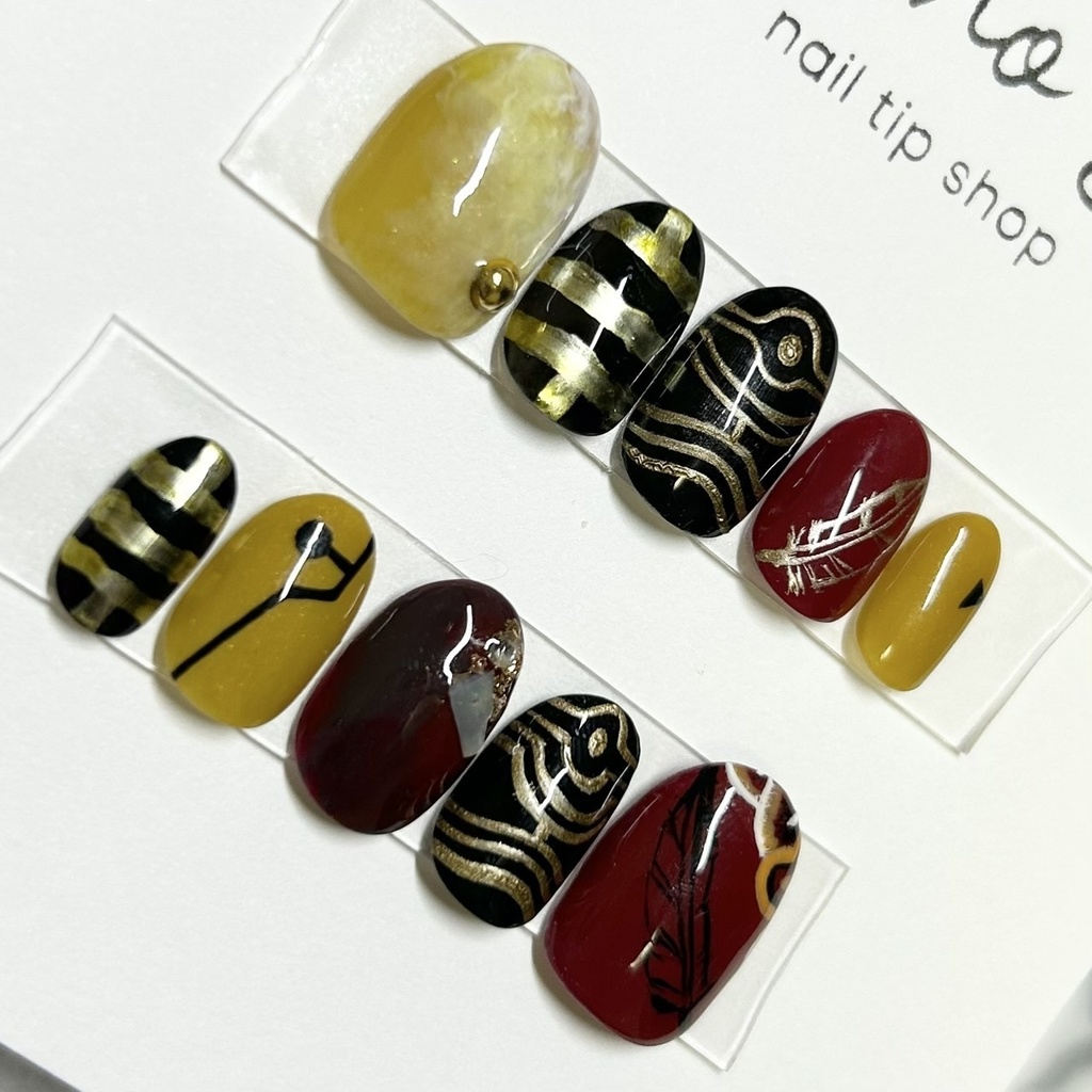 【ヒロアカ】ホークスイメージネイルチップ